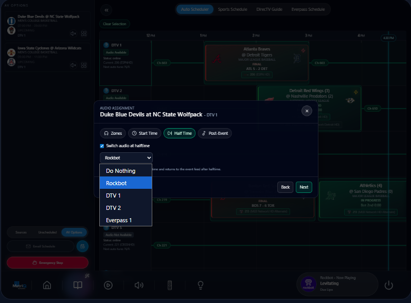 Auto Scheduler view 3