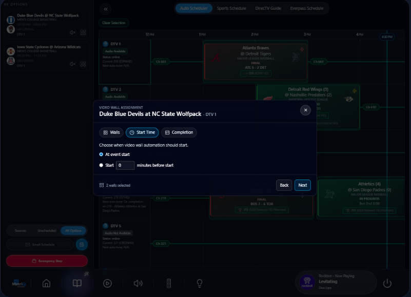 Auto Scheduler view 6