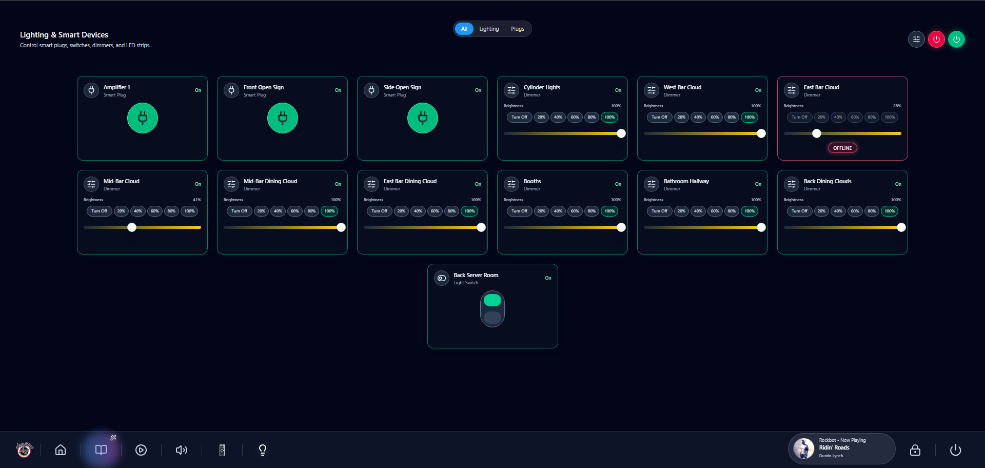 MatriQ lighting and smart device control